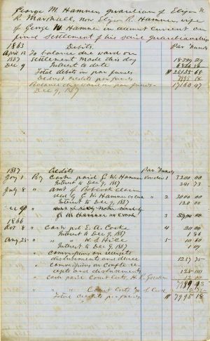 Confederate Funds Document - 1863-64 dated Slavery Document